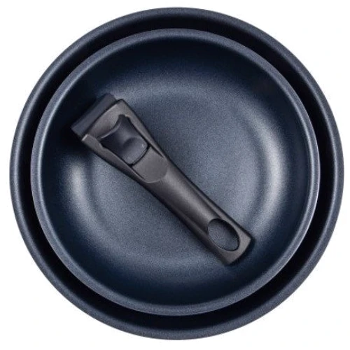 Набор сковородок со сменной ручкой Bergner Click & cook 22/26 см (BG-31605-BK): Тип сковороды Традиционная