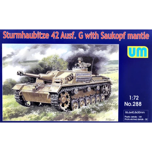 САУ UNIMODELS Sturmhaubitze 42 Auf.G