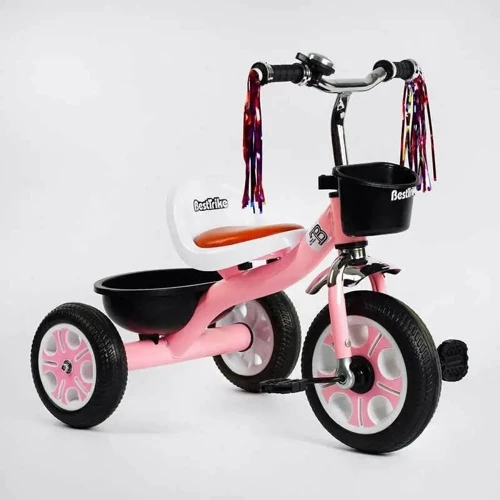 Велосипед 3-х колёсный BestTrike пено колесо розовый (LM-2633)