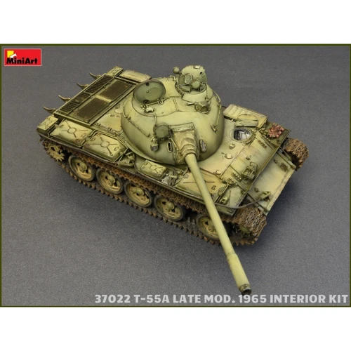 Збірна модель MiniArt Радянський середній танк Т-55А зразка 1965 р пізній з інтер'єром 1:35 (MA37022): Виробник MiniArt