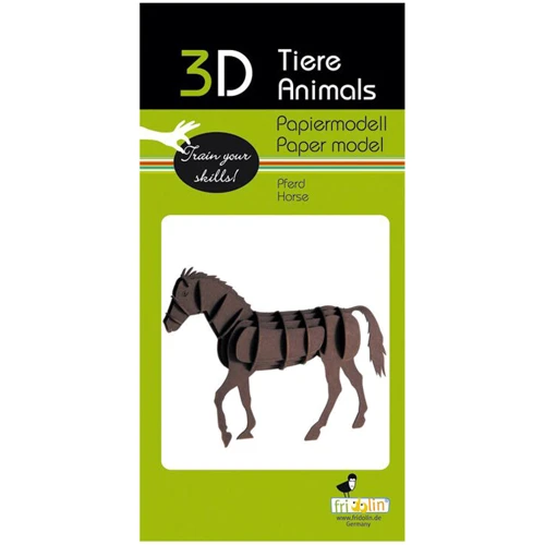 Кінь Horse Fridolin 3D модель: Вид Флора і фауна