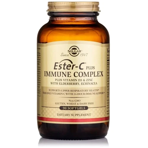 Solgar Ester-C Plus Immune Complex Естер С плюс 90 гелевих капсул