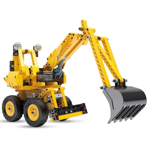 Конструктор 10 в 1 Clementoni Bulldozer серия Science & Play 200 деталей (8005125173747) фото 3