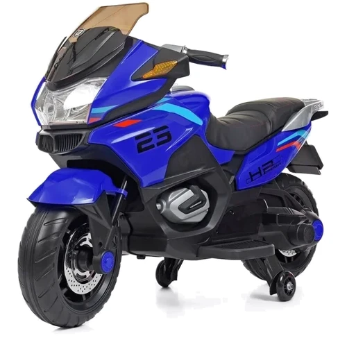 Детский электромотоцикл 2 колесный Bambi Racer BMW синий (M 4272EL-4)