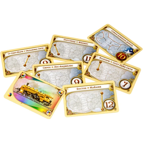 Настольная игра Hobby World Ticket to Ride: Америка (1530) фото 4