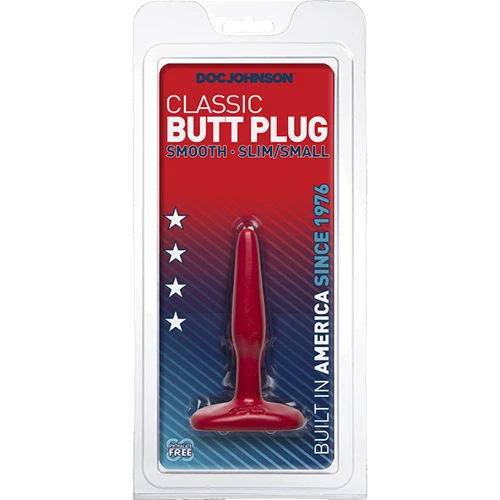Анальна пробка Butt Plugs Smooth Classic Slim / Small, 7x2.2 см