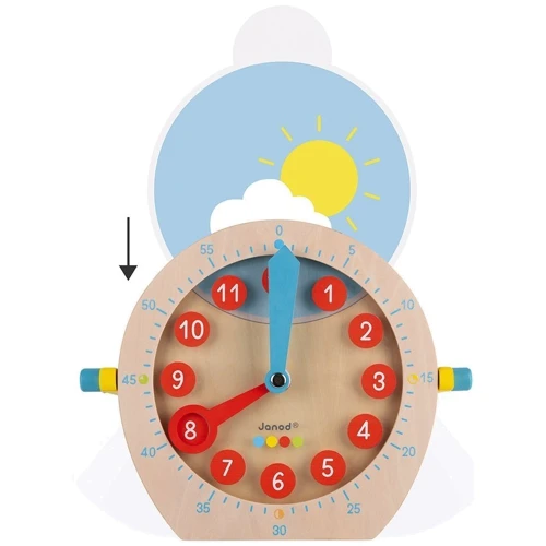 Развивающая игрушка Janod учимся называть время (J05076)
