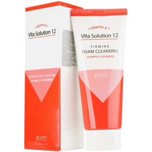 Jigott Vita Solution 12 Firming Foam Cleansing Пенка для умывания подтягивающая 180 ml