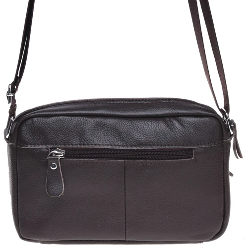 Мужская сумка через плечо Borsa Leather коричневая (k1t823-brown): Пол Мужской