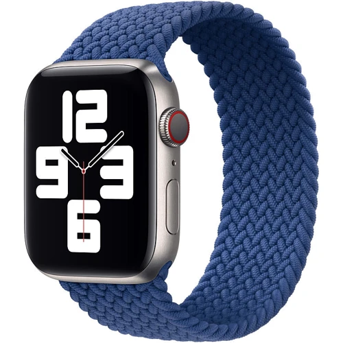 Аксесуар для Watch Apple Braided Solo Loop Atlantic Blue Size 9 (MY8G2) for Apple Watch 42 / 44mm