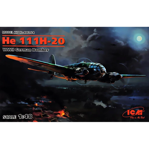 Немецкий бомбардировщик ICM He 111H-20, Вторая мировая война