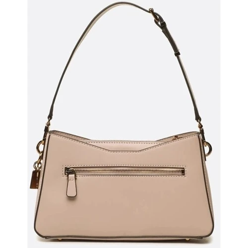 Женская сумка багет GUESS GINEVRA ELITE SHOULDER BAG бежево-розовая (HWVZ8734180-RWO): Страна производитель США