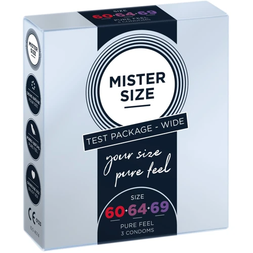 Презервативы Mister Size Testbox 60-64-69 (3 pcs)