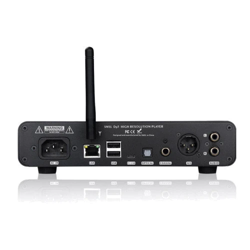S.M.S.L DP3 Black: Виходи 6.3 мм, AES / EBU, RCA, USB, XLR