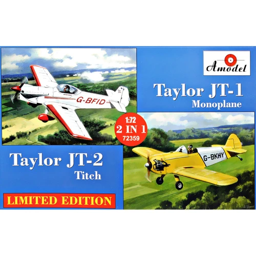 Експериментальні літаки AMODEL Taylor JT-1 monoplane та Taylor JT-2 titch