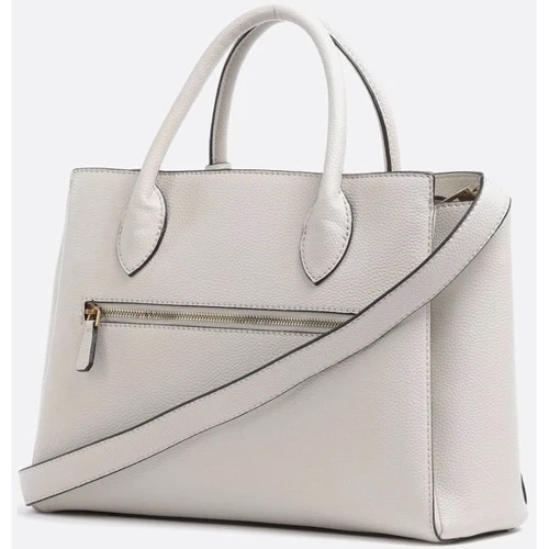 Жіноча сумка тоут GUESS ENISA HIGH SOCIETY SATCHEL світло-сіра (HWVB8421060-STO): Країна виробник США