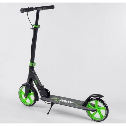 Самокат алюминиевый Best Scooter SHARK зеленый (18104): Максимальная допустимая нагрузка, кг 100