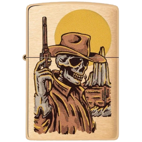 Запальничка Zippo Cowboy Skull Design 48519 фото 3