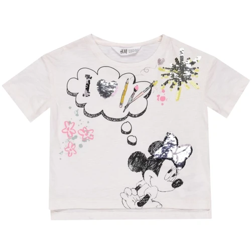 Футболка H&M 6667100 98-104 см белая