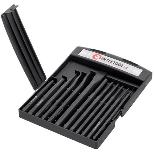 Набір зубил, кернерів та виколоток 12 шт Intertool HT-0289
