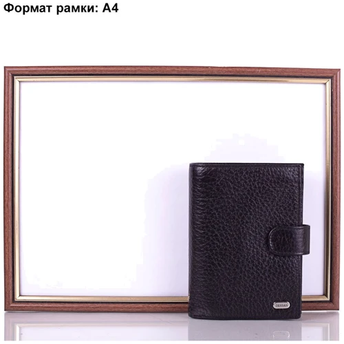 Мужское портмоне Desisan черное (SHI072-2FL) фото 11
