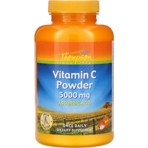 Thompson Vitamin C Powder Порошок вітаміну С 5000 мг 226 г