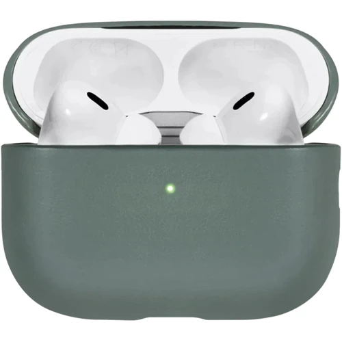 Чехол Native Union (RE) Classic Slate Green (APPRO2-LTHR-GRN) for Airpods Pro 2 фото 1