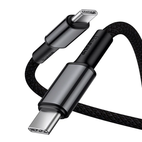 Кабель Baseus Cable USB-C to USB-C 100W High Density Braided 1m Black (CATGD-01): Тип USB-C - USB-C