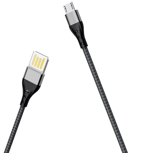 Кабель Borofone USB Cable to Micro USB Tasteful 1.2m Black (BU11)