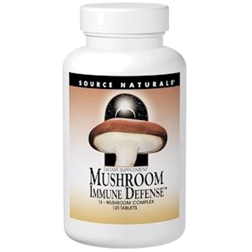 Source Naturals Mushroom Immune Defense, 16 Mushroom Complex , 120 Tab