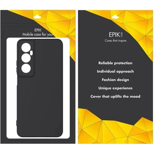 Чехол для телефонов Epik TPU Case Full Camera Black for Realme C65 4G: Тип накладка на заднюю часть
