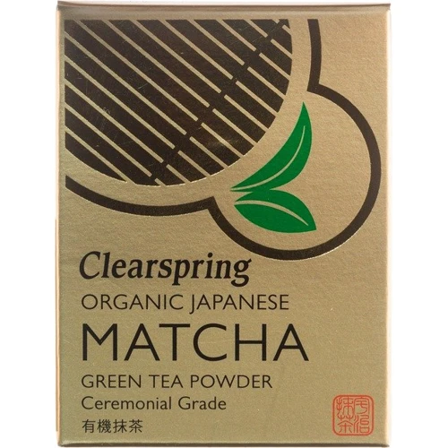 Чай Clearspring Matcha Ceremonial Grade Матча зелений церемоніальний органічний 30 г (5021554988496)