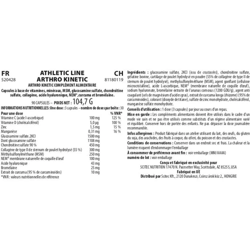 Scitec Nutrition Athletic Line Arthro Kinetic 90 caps: Форма выпуска Капсулы