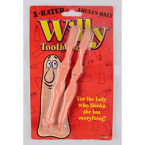 Зубные эротические щетки Plastic Sexy Female/Male Tooth-brush Set, 2 шт.: Производитель Hao Toys
