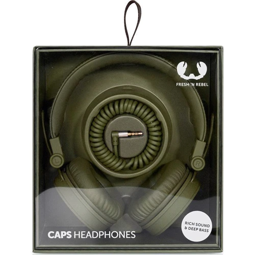 Наушники Fresh 'N Rebel Caps Wired Headphone On-Ear, Army (3HP100AR): Назначение для смартфона и плеера