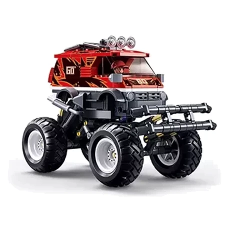 Конструктор Sluban Power Bricks Позашляховик Bigfoot Red Go (M38-B1159)