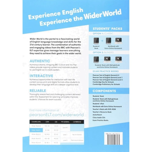Wider World 1 SB (учебник для учеников и студентов 4901990000): Производитель Pearson Education Limited
