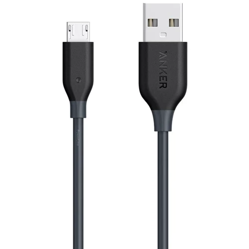 Кабель ANKER USB Cable to microUSB Powerline V3 90cm Grey (A8132H11/A8132G11)