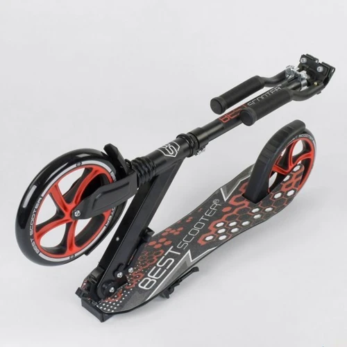 Самокат алюмінієвий Best Scooter коричневий (88146): Матеріал коліс поліуретан
