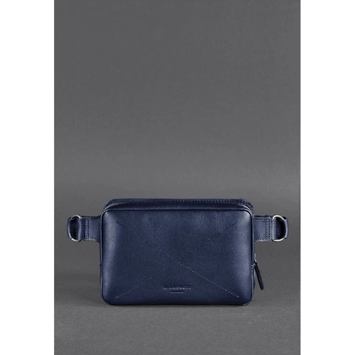 Женская поясная сумка Dropbag Mini BlankNote темно-синяя (BN-BAG-6-navy-blue): Пол Женский