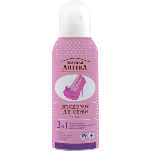 Дезодорант для обуви Зеленая Аптека женский 150 ml