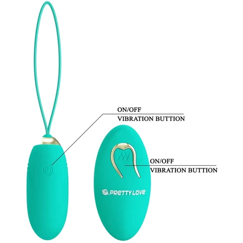 Віброяйце з ДУ LYBAILE Pretty Love - Jenny Dream chaser 1 Green (BI-014362W-9A4)