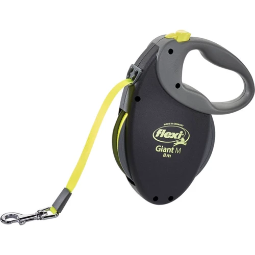 Поводок-рулетка для собак до 25 кг Flexi Giant Professional Neon размер M 8 м черный (C5055161)