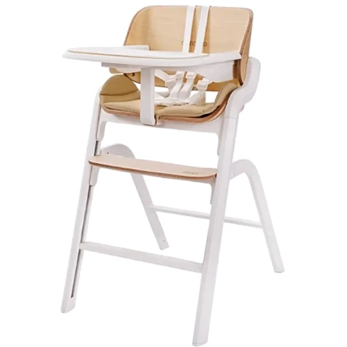 Стульчик для кормления с шезлонгом Carrello Combi Cream White (CRL-9505): Материал дерево