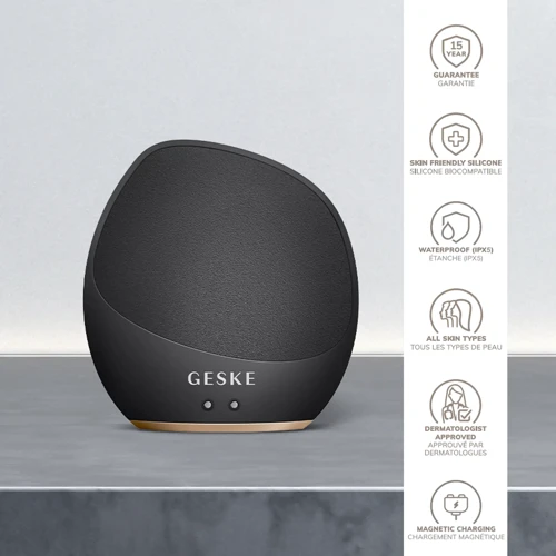 Ультразвуковая щетка для тела и интенсивный пилинг GESKE Sonic Body Brush&Intensive Exfoliator 7в1 gray фото 4