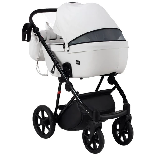 Коляска 2 в 1 Bair Infinity шкіра 100% BI-2300-AMO white (білий) фото 8
