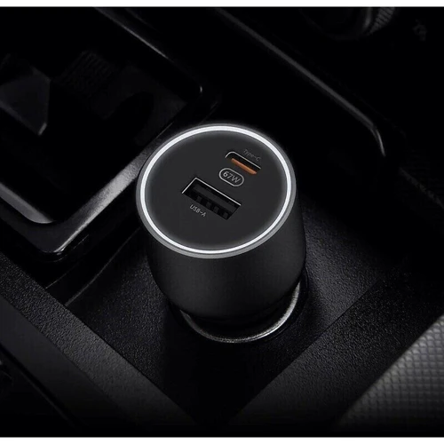 Зарядний пристрій Xiaomi Car Charger USB+USB-C 67W Black (BHR6814GL) фото 9