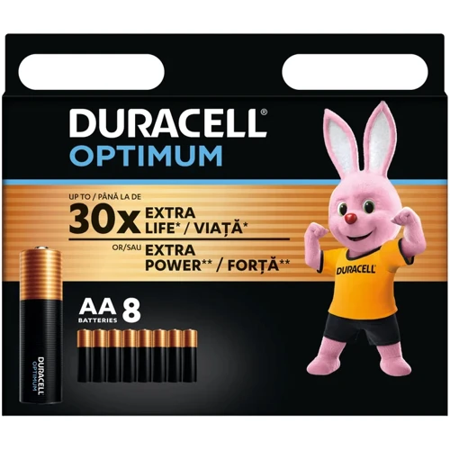 Duracell Optimum AA 1.5В LR6 8 шт (5000394158931)