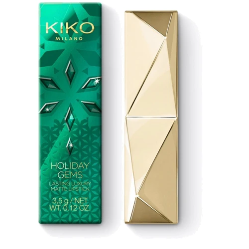 Kiko Milano Holiday Gems Lasting Luxury Matte Lipstick №04 Помада для губ 3.5 g: Вид Губная помада