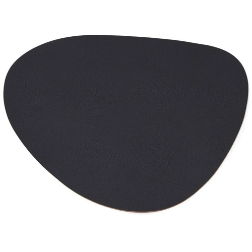 Коврик для кухни Fissman сервировочный 44x37 см ПВХ черный + миндаль (711)